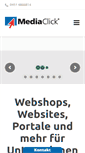 Mobile Screenshot of mediaclick.de