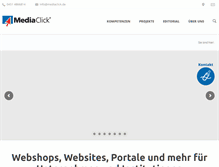 Tablet Screenshot of mediaclick.de