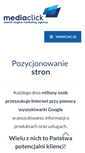 Mobile Screenshot of mediaclick.pl